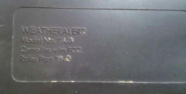 Weatheralert TA-3